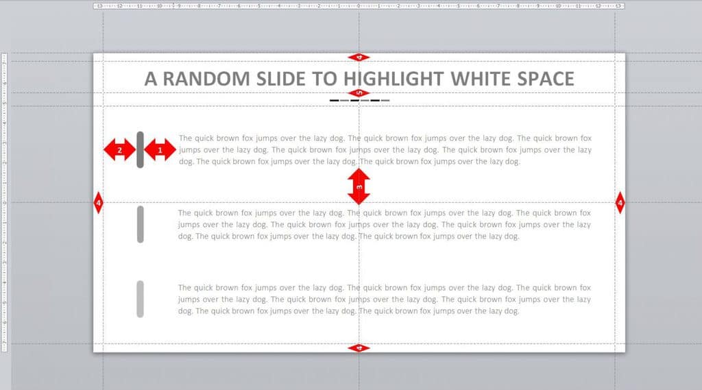 presentation white space