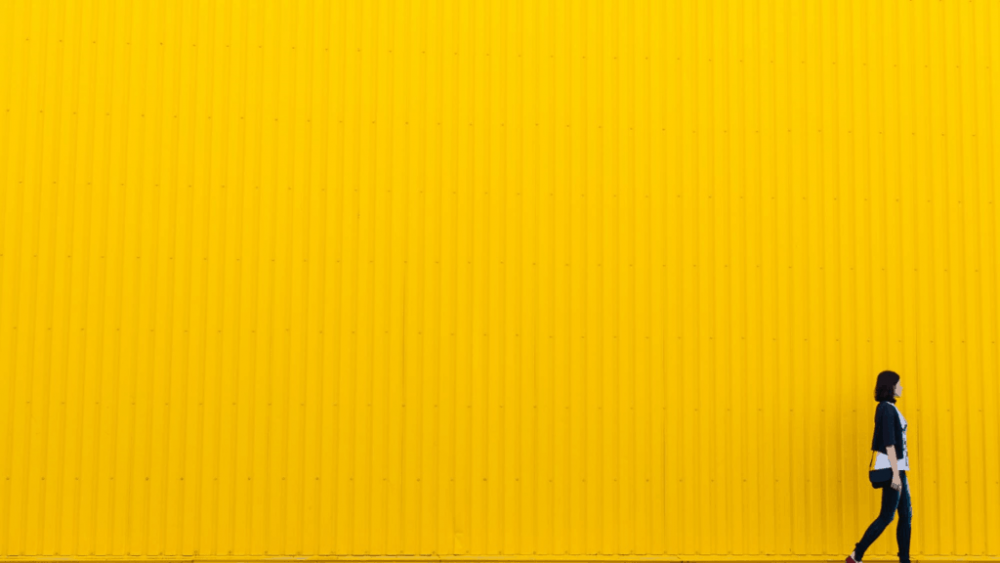 yellow wall