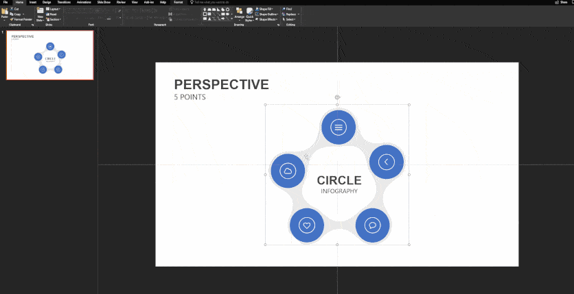 an image-based infographic that can't be edited in PowerPoint