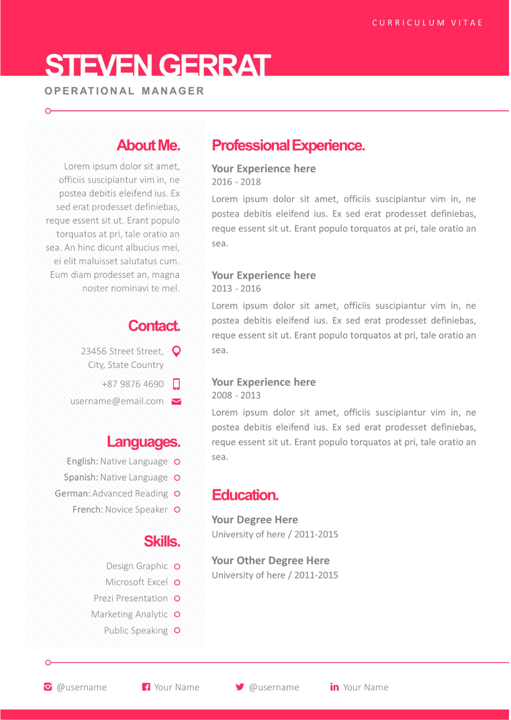 cover letter powerpoint template