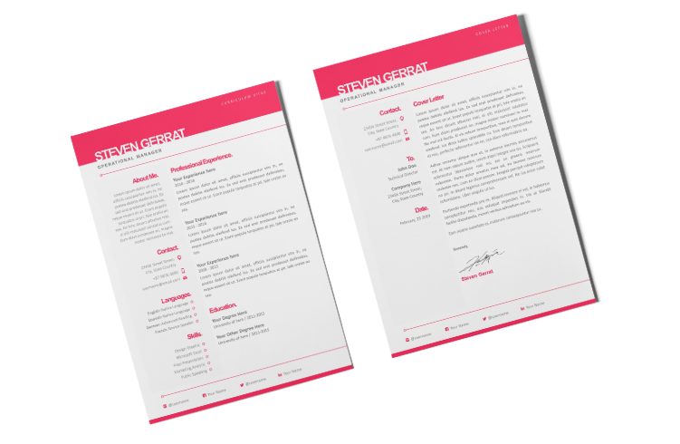 cover letter powerpoint template